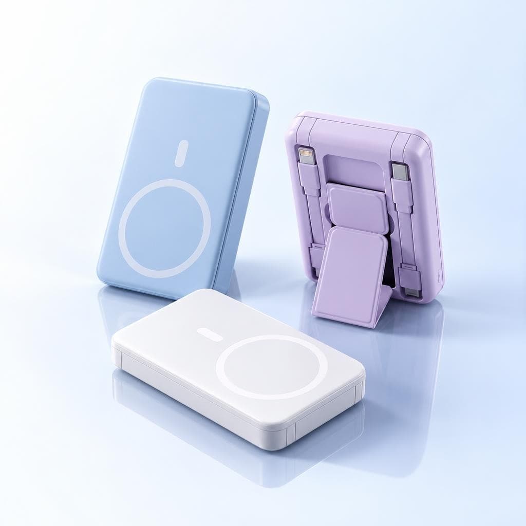 Magnetic Power Bank with Stand